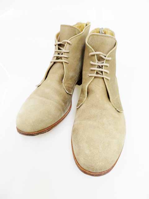 ディオールオム Dior Homme 正規品 スエード バックジップ チャッカ ショート ブーツ 42 ブランド古着ベクトル 中古 1221 メンズ 037 ベクトルパーク