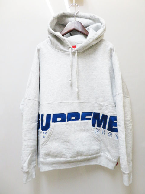シュプリーム Supreme aw Best Of The Best Hooded Sweatshirt ロゴ プルオーバー パーカー S グレー ブランド古着ベクトル 中古 1224 メンズ 037 ベクトルパーク