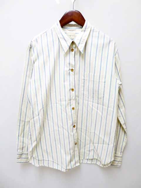 アングリッド Ungrid ウォッシュストライプシャツ F ブランド古着ベクトル 中古 1223 レディース 037 ベクトルパーク