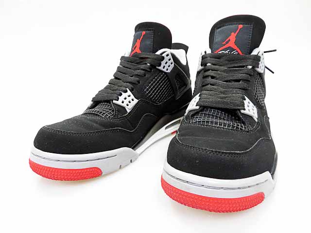 ナイキ Nike Air Jordan 4 Retro Og Bred 19 27 5cm 060 エアジョーダン レトロ ブレッド 復刻 ブラック ブランド古着ベクトル 中古 メンズ 037 ベクトルパーク