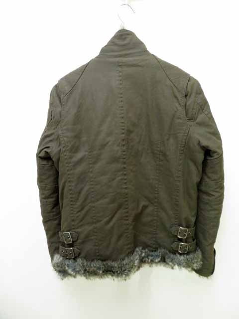 シュリセル Schlussel ファー付き ライダースジャケット3 ブランド古着ベクトル 中古 メンズ 037 ベクトルパーク