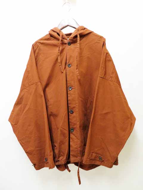 Wonderland ワンダーランド 18ss Hoodie Shirts フード付 シャツジャケット 1 ブラウン ブランド古着ベクトル 中古 メンズ 037 ベクトルパーク