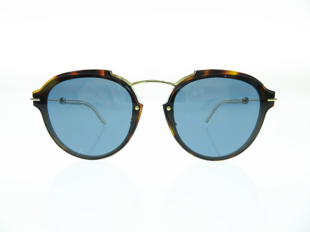 クリスチャンディオール Christian Dior Eclat エクラ Ugm72 ラウンド型 サングラス 60 13 135 ゴールド グレー ブランド古着ベクトル 中古 メンズ 037 ベクトルパーク