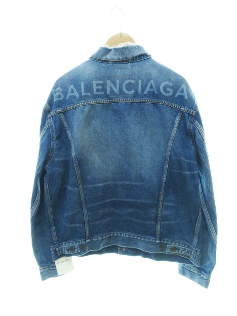 バレンシアガ Balenciaga 17aw Like A Man Oversized Denim Jacket デニムジャケット 34 国内正規 ブランド古着ベクトル 中古 メンズ レディース 037 ベクトルパーク