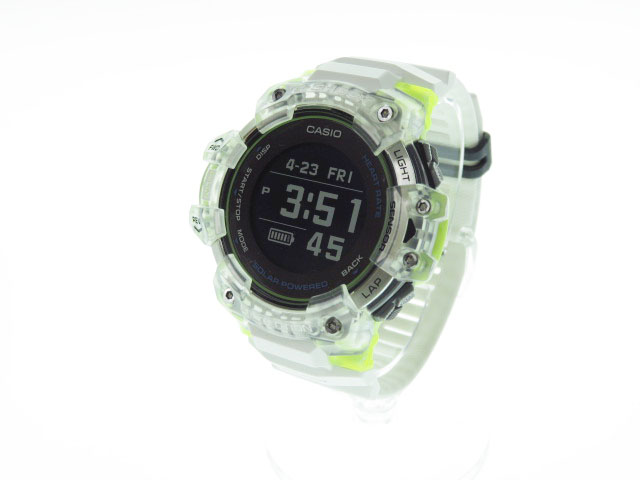 カシオジーショック Casio G Shock G Squad Gbd H1000 7a9jr デジタル 腕時計 Gps 心拍計 ソーラー スケルトン ブランド古着ベクトル 中古 210423 メンズ 037 902104210018 ベクトルパーク