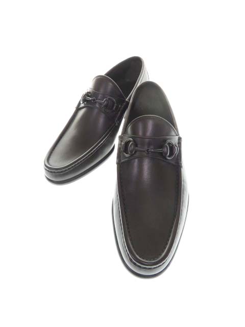 グッチ Gucci ホースビット ローファー オールダークブラウン 40e ブランド古着ベクトル 中古 メンズ 037 ベクトルパーク