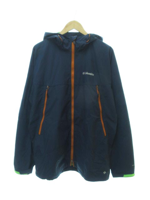 コロンビア Columbia Frocks Jacket フロックス ジャケット ナイロン パーカー Pm3990 Xl 紺 ネイビー ブランド古着ベクトル 中古 メンズ 037 ベクトルパーク