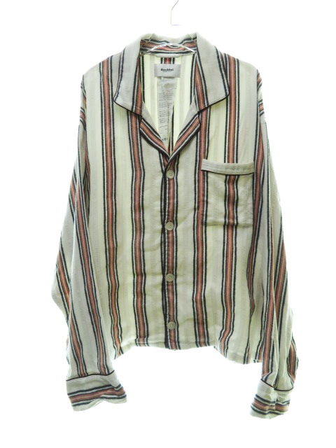 ダブレット Doublet 18aw Jacquard Pajamas Shirt Ivory パジャマシャツ 長袖 アイボリー M ブランド古着ベクトル 中古 メンズ 037 ベクトルパーク