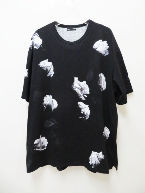 ラッドミュージシャン Lad Musician T Cloth Flower Big T Shirt 花柄 フラワープリント 半袖 Tシャツ ブラック 42 ブランド古着ベクトル 中古 メンズ 037 ベクトルパーク
