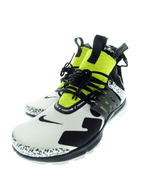 ナイキ Nike Air Presto Mid Acronym Ah72 100 アクロニウム コラボ エア プレスト ミッド スニーカー 24cm ブランド古着ベクトル 中古 レディース 037 ベクトルパーク