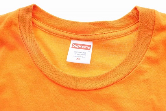 シュプリーム SUPREME 20AW Box Logo L/S Tee Orange ボックスロゴ プリント ロンT カットソー 長袖 オレンジ XLサイズ【ブランド古着ベクトル】【中古】210820☆AA★ メンズ
