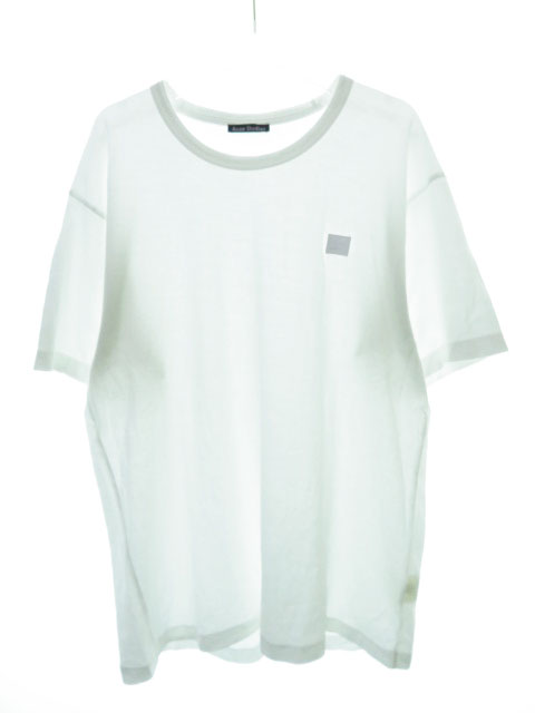 アクネ ストゥディオズ Acne Studios NASH FACE ナッシュ フェイス ワッペン Tシャツ 半袖 L ホワイト 【ブランド古着ベクトル】【中古】 210819 ☆ メンズ 037-902108080018 | ベクトルパーク アクネ ストゥディオズ Acne Studios NASH FACE ナッシュ フェイス ワッペン Tシャツ 半袖 L ホワイト 【ブランド古着ベクトル】【中古】 210819 ☆ メンズ 037-902108080018 | ベクトルパーク
