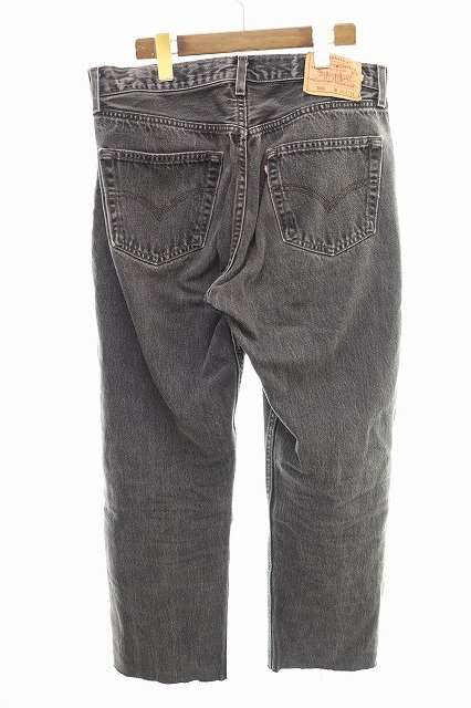 リーバイス Levi's 90S USA製 501 501-0660 カットオフ ブラック デニム パンツ W34 【ブランド古着ベクトル】【中古】 211014★ メンズ リーバイス Levi's 90S USA製 501 501-0660 カットオフ ブラック デニム パンツ W34 【ブランド古着ベクトル】【中古】 211014★ メンズ
