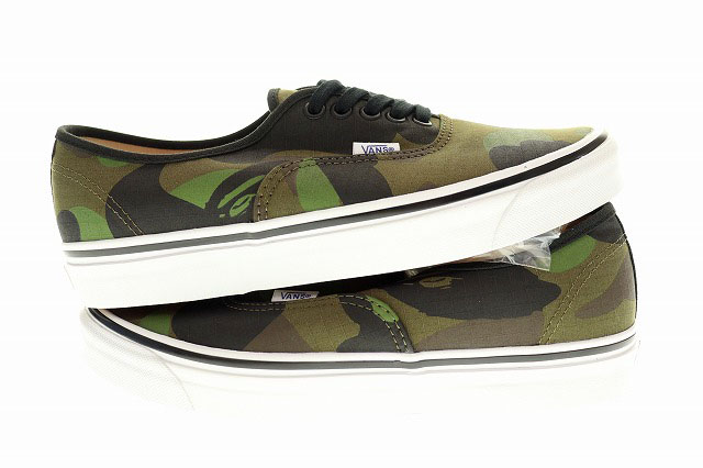 あす楽対応 コラボ エイプ Vn0a38en7bc 28cm Dx 44 Authentic Camo First 1st Bape 21 Vans バンズ 未使用品 ファースト メンズ ブランド古着ベクトル 中古 迷彩 スニーカー オーセンティック カモ スニーカー Wetco Eg Com