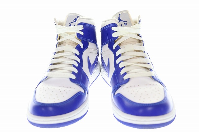 ナイキ NIKE WMNS AIR JORDAN 1 MID WHITE HYPER ROYAL 25cm BQ6472-104 ウィメンズ  エアジョーダン 1 ミッド ハイパーロイヤル 【ブランド古着ベクトル】【中古】 220129 レディース 037-902201280002 |  ベクトルパーク