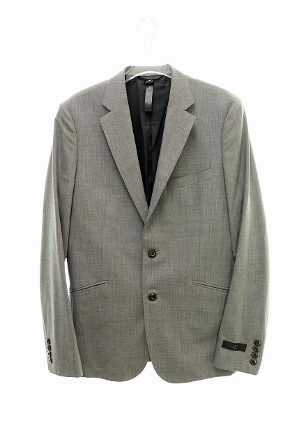 ダブルジェイケイ Wjk 2ｂウール テーラードジャケット M グレー ブランド古着ベクトル 中古 2221 メンズ 037 ベクトルパーク