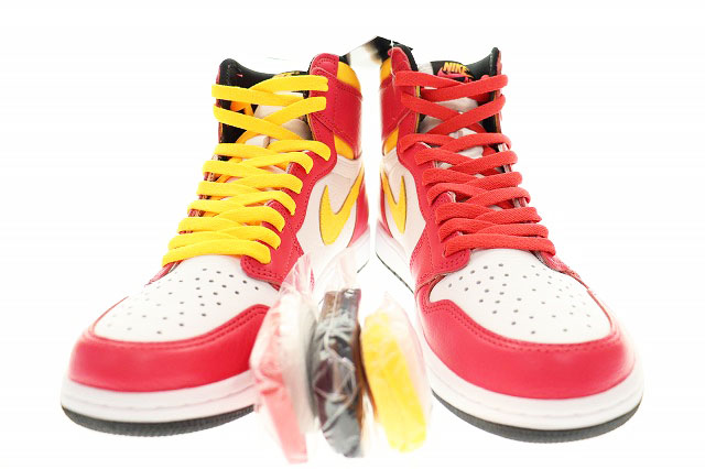 未使用品 ナイキ NIKE AIR JORDAN 1 RETRO HIGH OG LIGHT FUSION RED 2021 28cm 555088-603 エアジョーダン レトロ ハイ ライト フュージョン レッド 【ブランド古着ベクトル】【中古】220218 メンズ