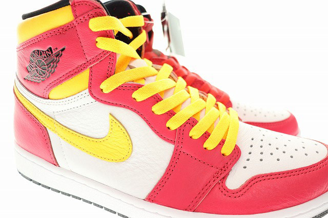 未使用品 ナイキ NIKE AIR JORDAN 1 RETRO HIGH OG LIGHT FUSION RED 2021 28cm 555088-603 エアジョーダン レトロ ハイ ライト フュージョン レッド 【ブランド古着ベクトル】【中古】220218 メンズ