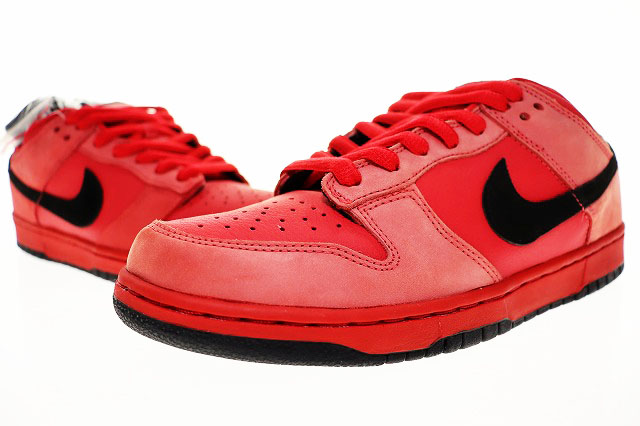 未使用品 ナイキ NIKE DUNK LOW PRO SB PURE BLOOD 2003 28.5cm RED 