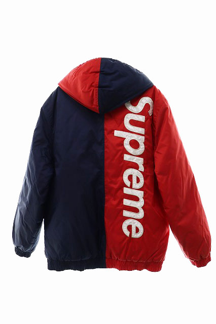 シュプリーム SUPREME 稀少 15AW 2-tone Hooded Sideline Jacket 