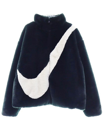 ナイキ NIKE 20AW WMNS NSW SWOOSH FAUX FUR JACKET XL CU6559-010 