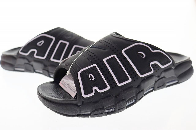 ナイキ NIKE AIR MORE UPTEMPO SLIDE BLACK 28cm DV2132-001 エア モア 