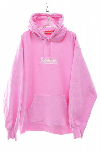 シュプリーム SUPREME 21AW Box Logo Hooded Sweatshirt L サイズ Pink  