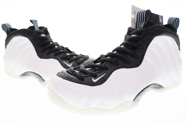未使用品 ナイキ NIKE AIR FOAMPOSITE ONE WHITE BLACK 2023 27.5cm  