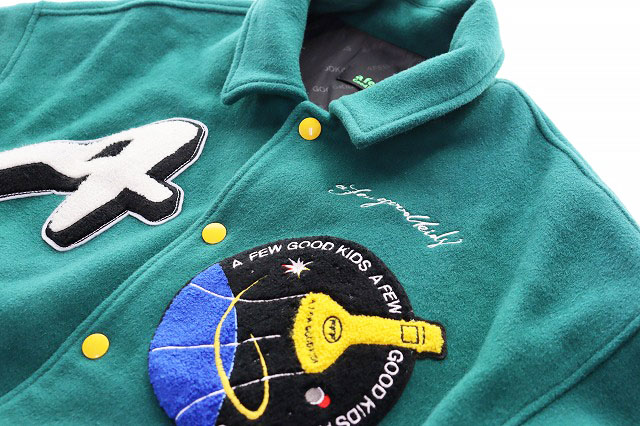 アフューグッドキッズ A FEW GOOD KIDS ROCKET COLLEGE JACKET Lサイズ 