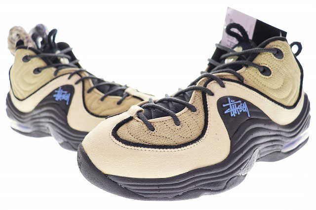 未使用品 ナイキ NIKE AIR PENNY II SP STUSSY 2023 27cm RATTAN  