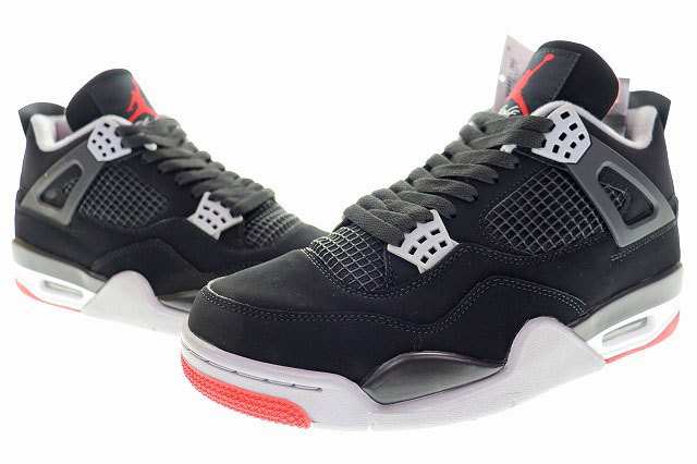 未使用品 ナイキ NIKE AIR JORDAN 4 RETRO BRED 2019 27cm 308497-060  