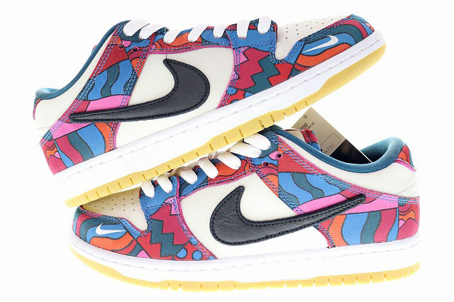 未使用品 ナイキ エスビー NIKE SB DUNK LOW PRO QS PARRA 2021 27.5cm 