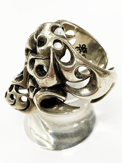 テンダーロイン TENDERLOIN T-SKULL RING SILVER ボルネオ スカル 