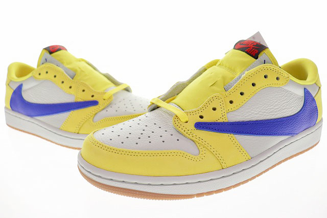 未使用品 ナイキ NIKE WMNS AIR JORDAN 1 LOW OG SP CANARY 2024 27.5 