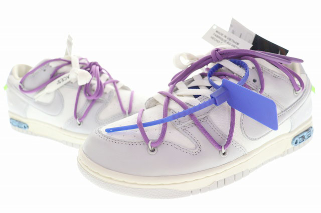ナイキ NIKE DUNK LOW OFF-WHITE Lot 48 2021 27.5cm 1 OF 50 DM1602  