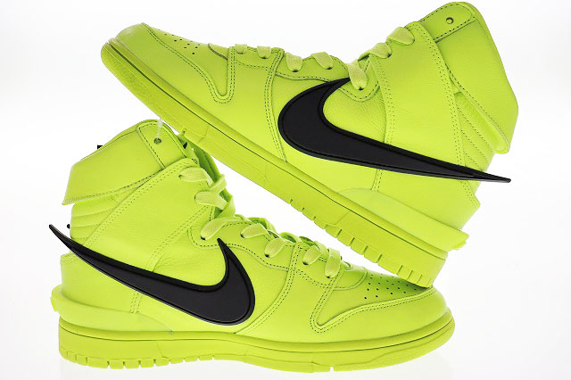 ナイキ NIKE DUNK HI AMBUSH FLASH LIME 2021 26cm CU7544-300