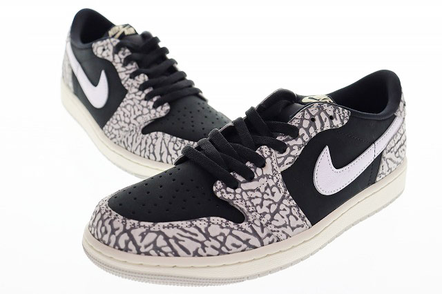ナイキ NIKE AIR JORDAN 1 RETRO LOW OG BLACK CEMENT 27㎝ CZ0790-001 
