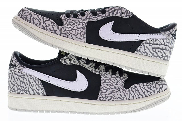 ナイキ NIKE AIR JORDAN 1 RETRO LOW OG BLACK CEMENT 27㎝ CZ0790-001 