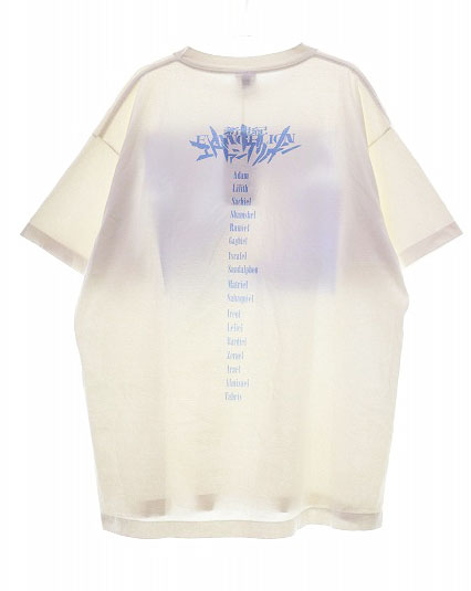 セントマイケル SAINTMICHAEL × RADIO EVA 24SS S/S T-SHIRT WHITE XL  