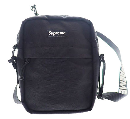 シュプリーム SUPREME 18SS SHOULDER BAG BLACK ポーチ ショルダー 
