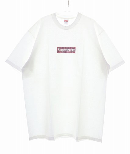 シュプリーム Supreme×Swarovski 25周年 Box Logo Tee 25th Anniversary スワロフスキー ボックスロゴTシャツ White 白 L supreme x SWAROVSKI 25th Box Logo