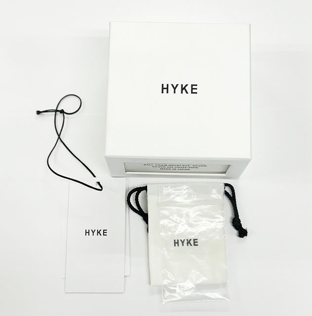 ハイク HYKE BALL CHAIN NECKLACE SILVER 925 ボール チェーン  