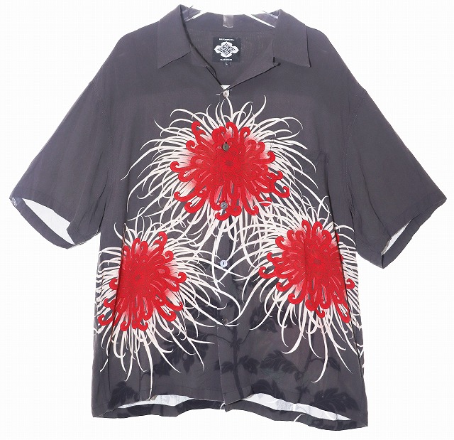 BUDSPOOL × GAKKIN レーヨンシャツ XL BUDSPOOL x GAKKIN SHAMO SHIRTS – GXX