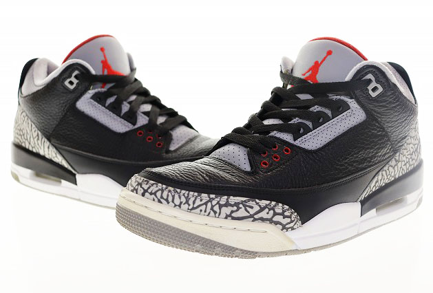 ナイキ NIKE AIR JORDAN 3 RETRO OG BLACK CEMENT 27.5cm 854262-001  