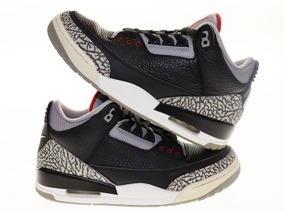 ナイキ NIKE AIR JORDAN 3 RETRO OG BLACK CEMENT 27.5cm 854262-001 