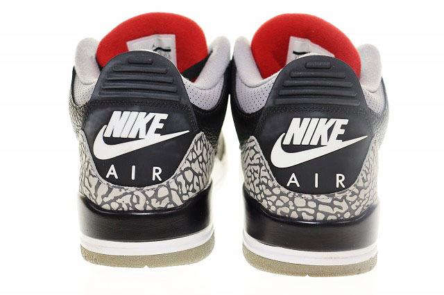 ナイキ NIKE AIR JORDAN 3 RETRO OG BLACK CEMENT 27.5cm 854262-001 