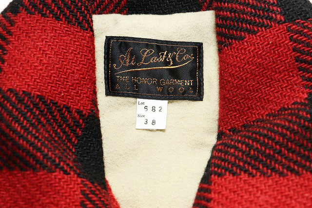 At Last&Co ウール ジャケット バッファロージャケット アットラスト At Last&Co ウール ジャケット バッファロージャケット アットラスト