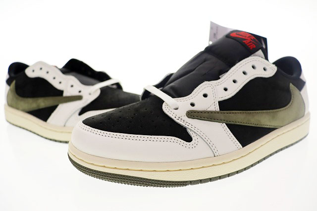 ナイキ NIKE WMNS AIR JORDAN 1 LOW OG SP MEDIUM OLIVE 2023 26.5cm 