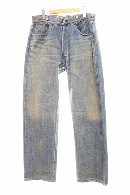 BLUE-GRAY (WAREHOUSE) 未使用ジーンズ　w32 サスペンダー Yahoo!オークション - WAREHOUSE ウエアハウス Blue Gray ブルー