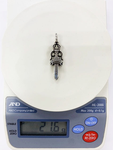 クロムハーツ CHROME HEARTS DOUBLE DAGGER ダブル ダガー ペンダント